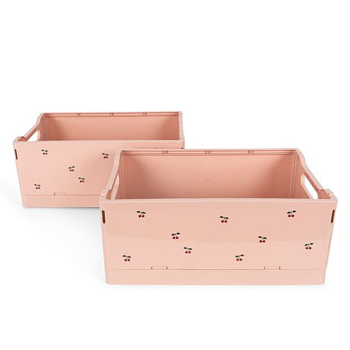 Lot de 2 Boîtes de Rangement - Cherry Blush Konges Sløjd