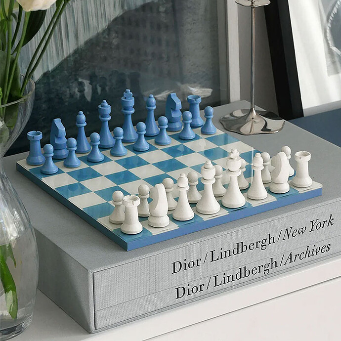 Avis Jeu de Plateau Echecs - Classic Dusty Blue