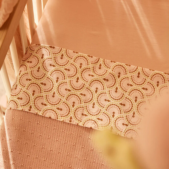 Drap Housse Jersey Soft Plumes - 60 x 120 cm  pas cher