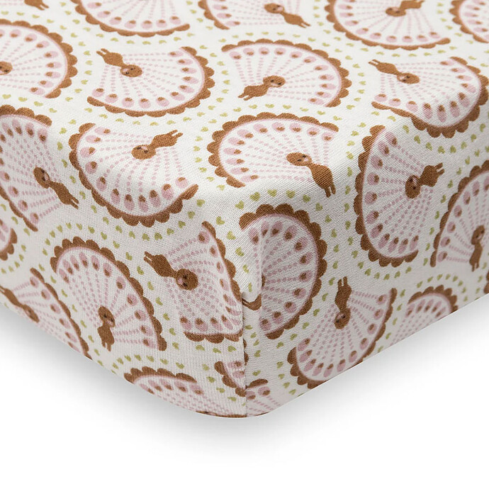 Achat Drap Housse Jersey Soft Plumes - 60 x 120 cm 