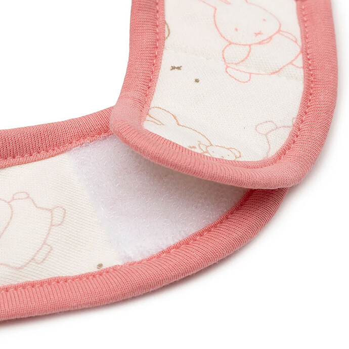Achat Lot de 5 Bavoirs Imperméables Miffy Moments - Silk Rose