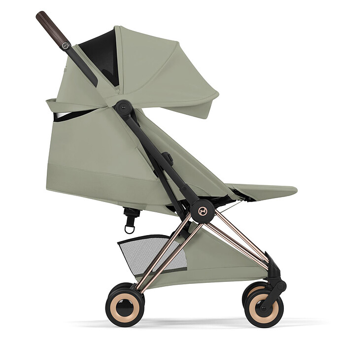 Poussette Ultra-compacte Coyä Style Châssis Rosegold - Sage Green Cybex