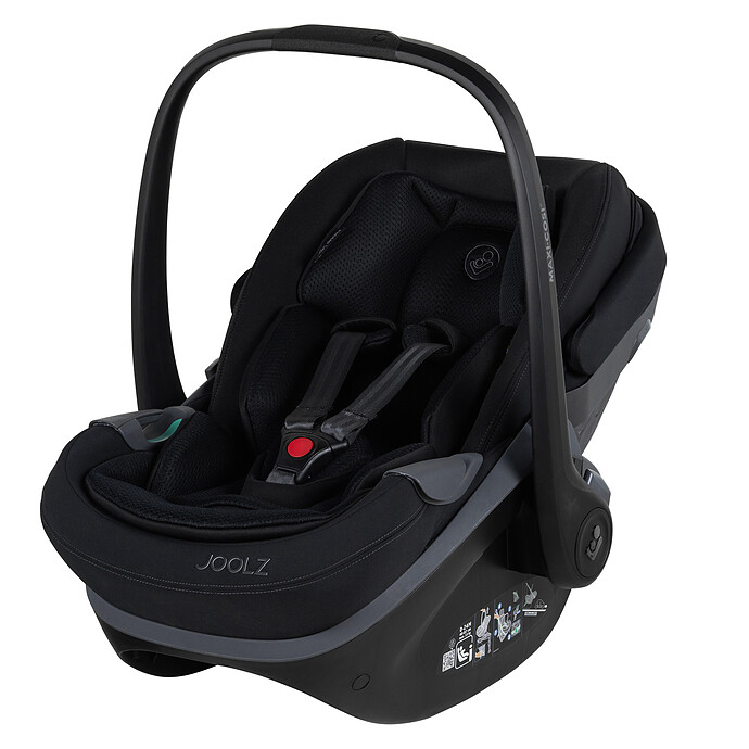 Siège Auto Pebble Slide Pro i-Size Groupe 0+ Joolz x Maxi-Cosi - Space Black Joolz