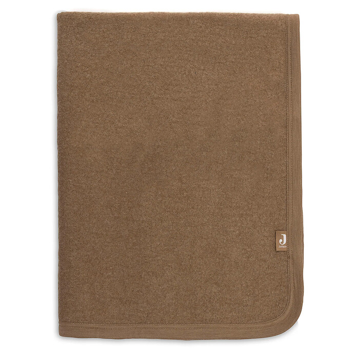 Couverture Berceau Merino Wool Felted - Dark Hazel Jollein
