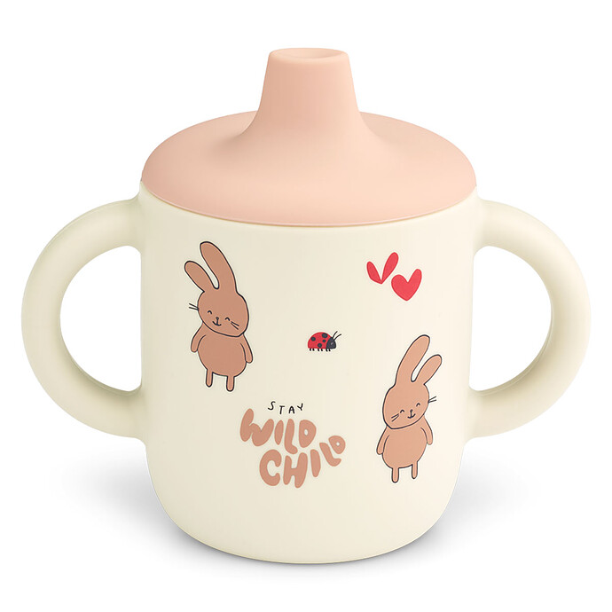 Tasse d'Apprentissage Neil Wild Child Rosey - 150 ml Liewood