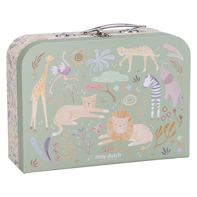 Lot de 2 Valisettes - Safari Friends Little Dutch
