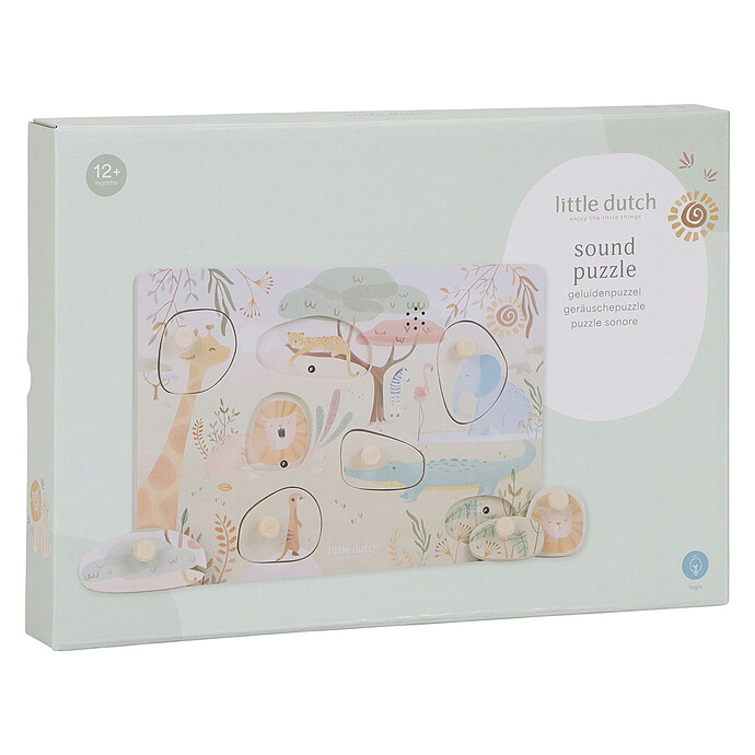 Achat Puzzle Sonore en Bois - Safari Friends