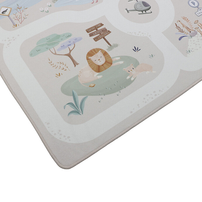 Tapis Circuit de Voiture - Safari Friends Little Dutch