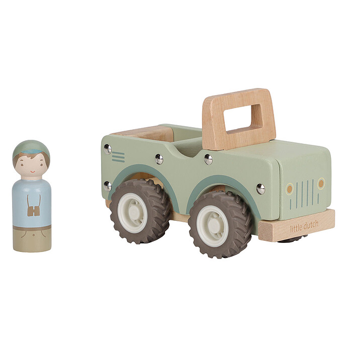 Voiture de Safari avec Figurine - Safari Friends Little Dutch