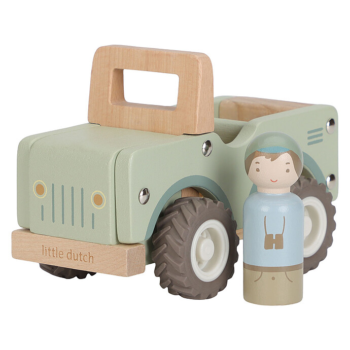 Voiture de Safari avec Figurine - Safari Friends Little Dutch