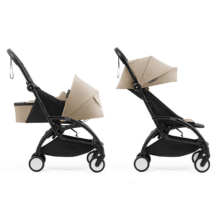 Poussette YOYO5 Complète 0+ et 6 - Taupe Stokke
