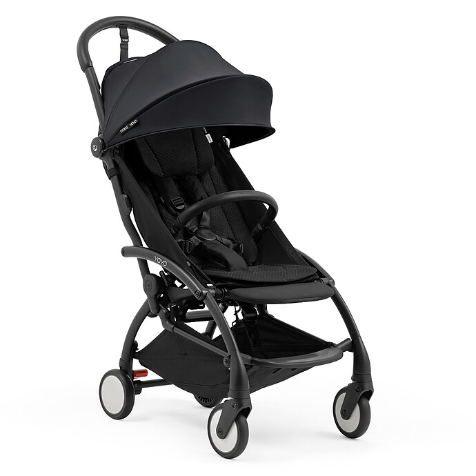 Poussette Trio YOYO5 6+ + Nacelle YOYO5 + Siège Auto Pebble Slide Pro i-Size Groupe 0+ - Black Stokke