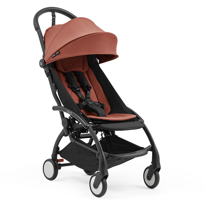 Poussette Trio YOYO5 6+ + Nacelle YOYO5 + Siège Auto Pebble Slide Pro i-Size Groupe 0+ - Berry Stokke