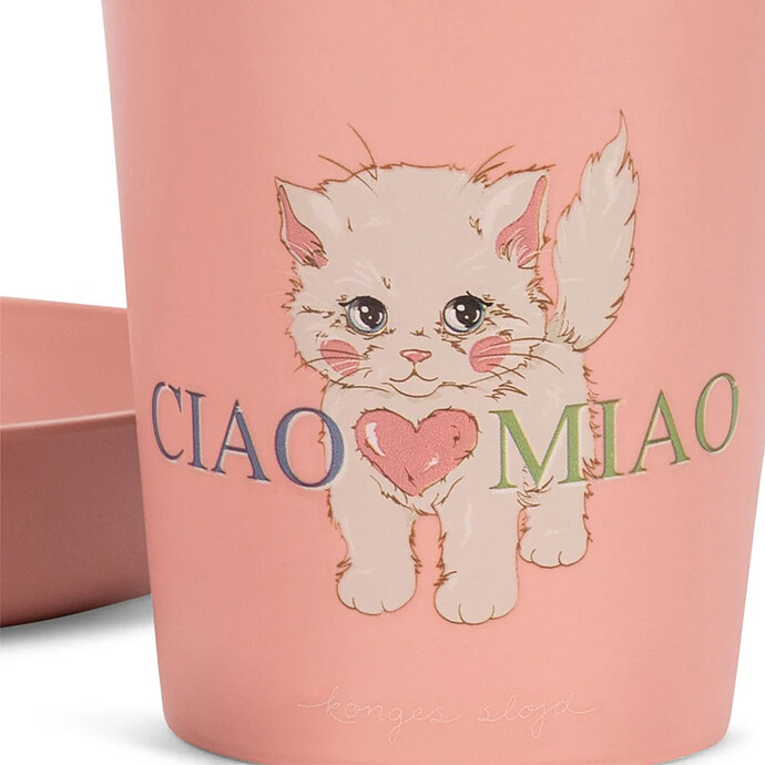Set de Repas 5 Pièces - Ciao Miao  pas cher
