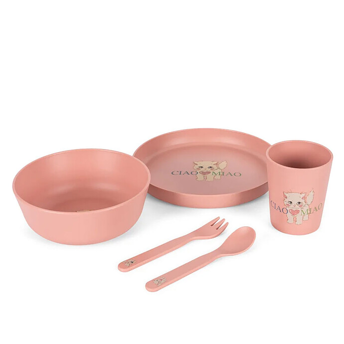 Set de Repas 5 Pièces - Ciao Miao  Konges Sløjd
