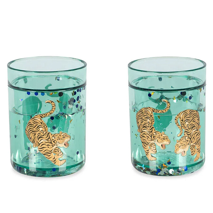 Lot de 2 Verres Magiques Tiger Ruggito - 180 ml Konges Sløjd