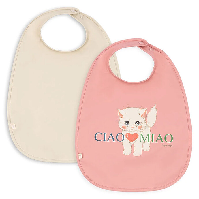 Lot de 2 Bavoirs - Ciao Miao Konges Sløjd