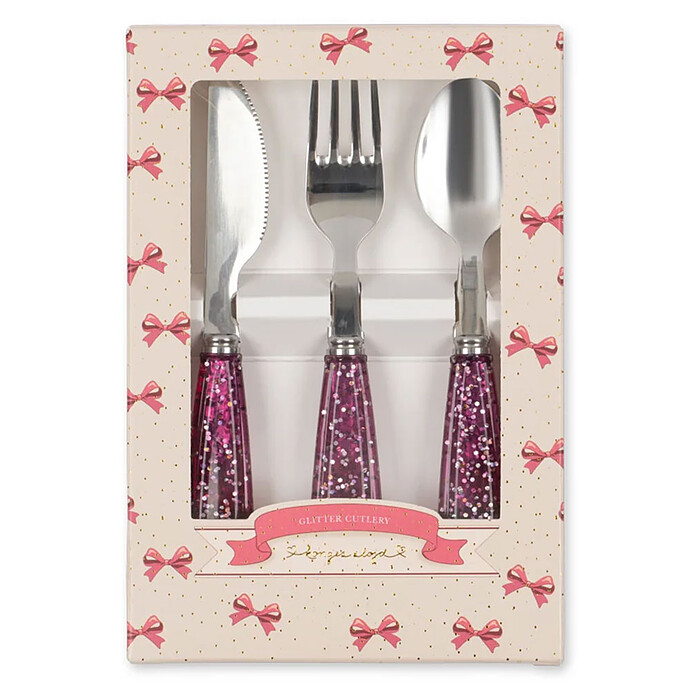 Lot de 3 Couverts Pailletés - Sangria Konges Sløjd