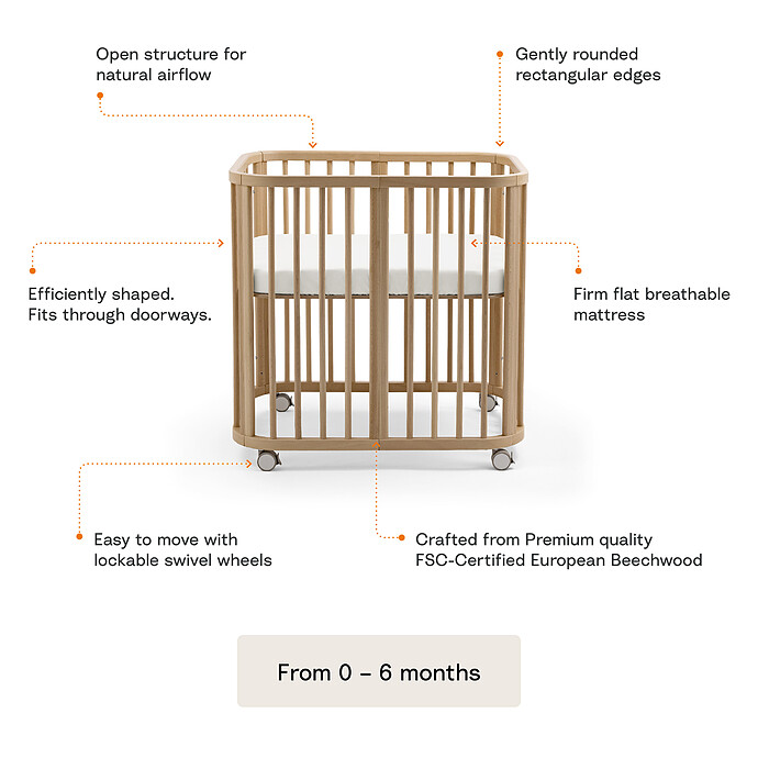 Lit Nighti Mini - Naturel Stokke