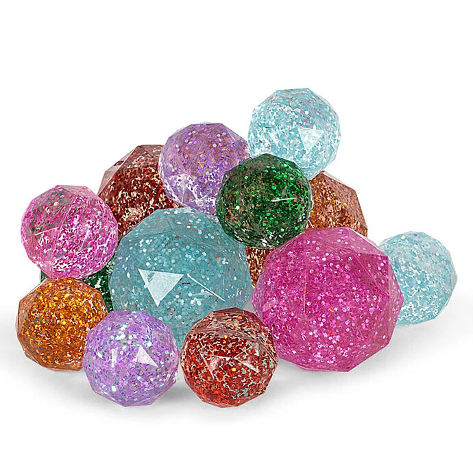 Lot de 14 Balles Rebondissantes Etoile - Multi Konges Sløjd