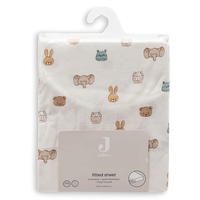 Drap Housse Jersey Jollies - 40-50 x 80-90 cm pas cher