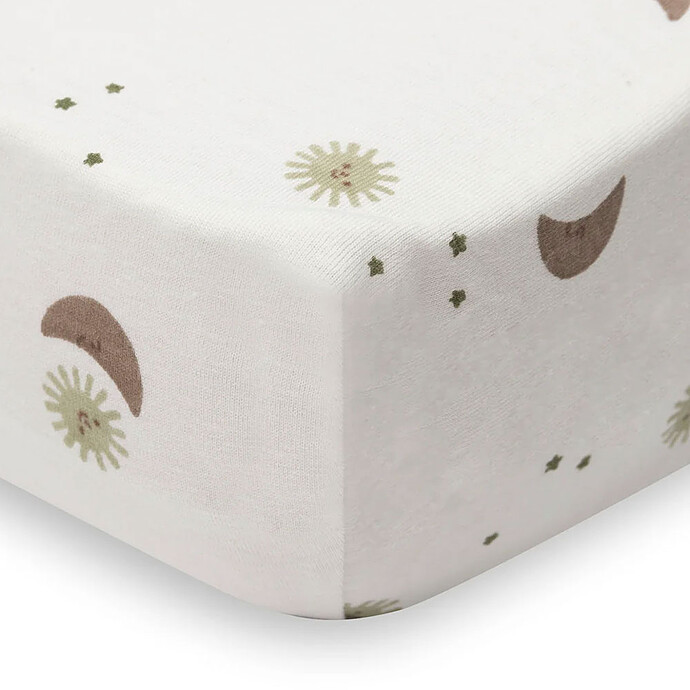 Achat Drap Housse Jersey Over The Moon - 40-50 x 80-90 cm