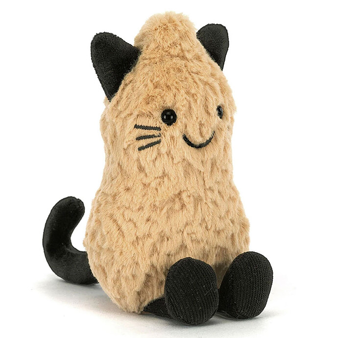 Amuseables Peanut Cat Outfit Jellycat