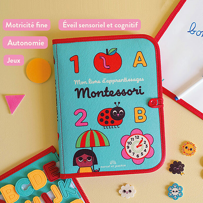 Mon Livre d'Apprentissage Montessori  pas cher