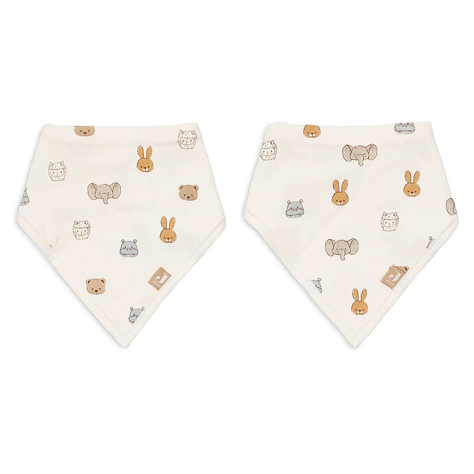 Lot de 2 Bavoirs Bandana - Jollies Jollein
