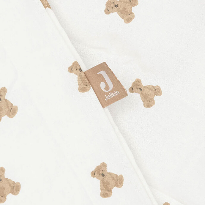 Housse de Couette et Taie Mini Teddy Bear - 100 x 140 cm Jollein