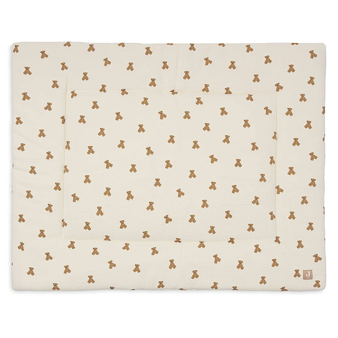 Tapis de Parc Rectangulaire Little Waffle - Mini Teddy Bear Jollein