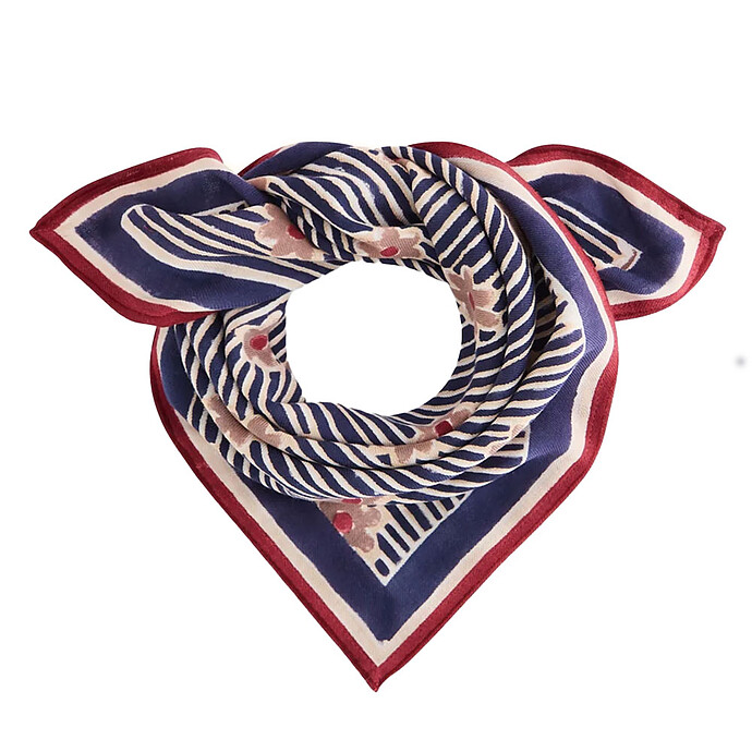 Small Foulard Manika Anna - Indigo Apaches