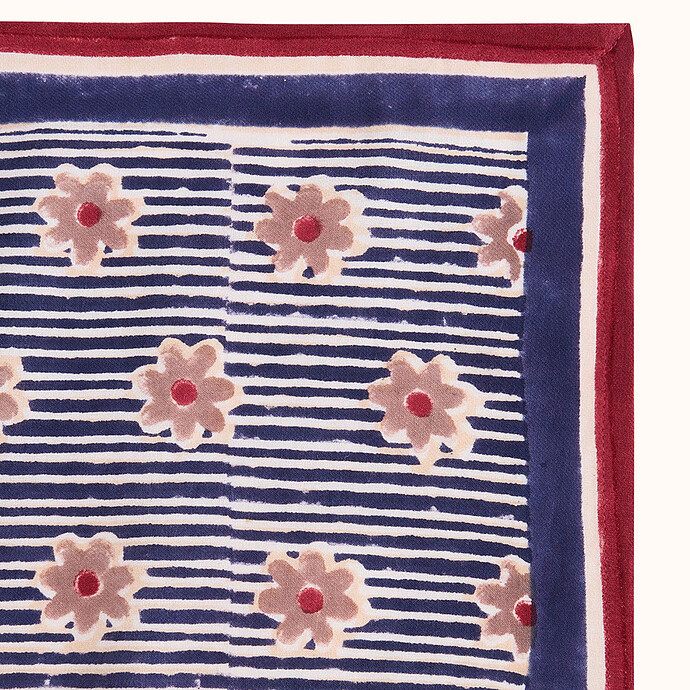 Achat Big Foulard Latika Anna - Indigo
