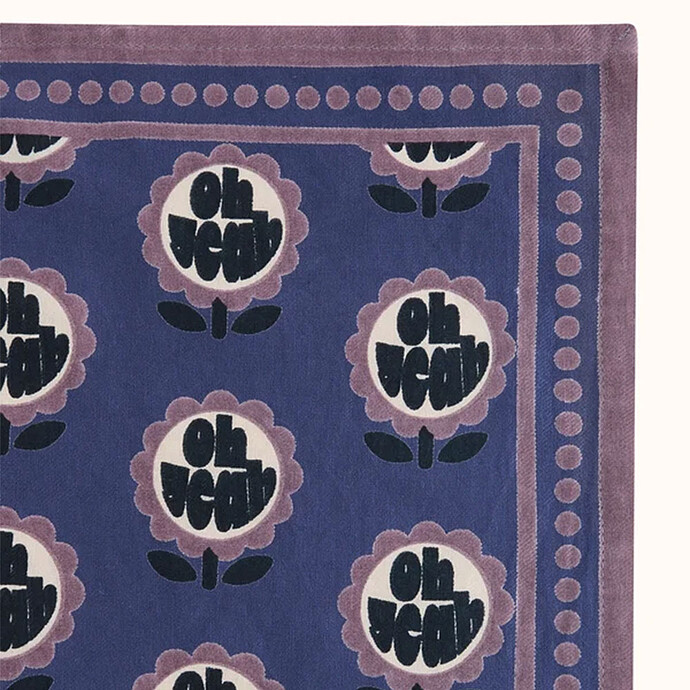 Big Foulard Latika Yeah - Indigo  Apaches