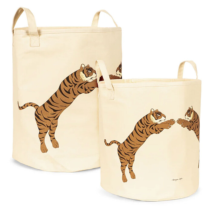 Lot de 2 Paniers de Rangement - Tiger Konges Sløjd