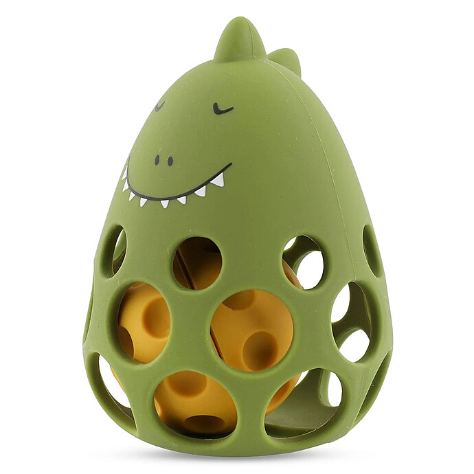 Hochet Sensoriel en Silicone - Mr. Dino Trixie Baby