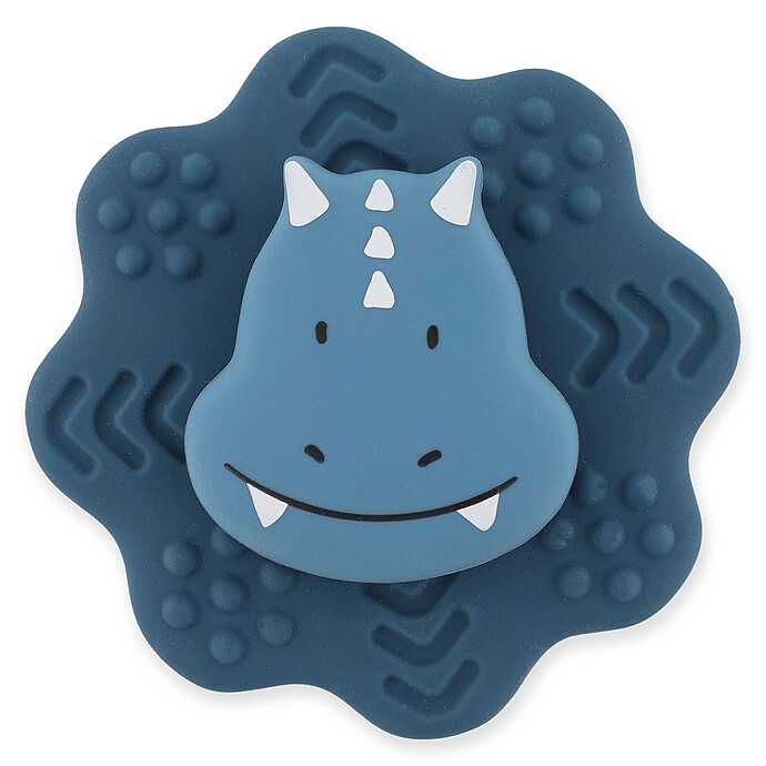 Jouet Spinner à Ventouse en Silicone - Mr. Triceratops Trixie Baby