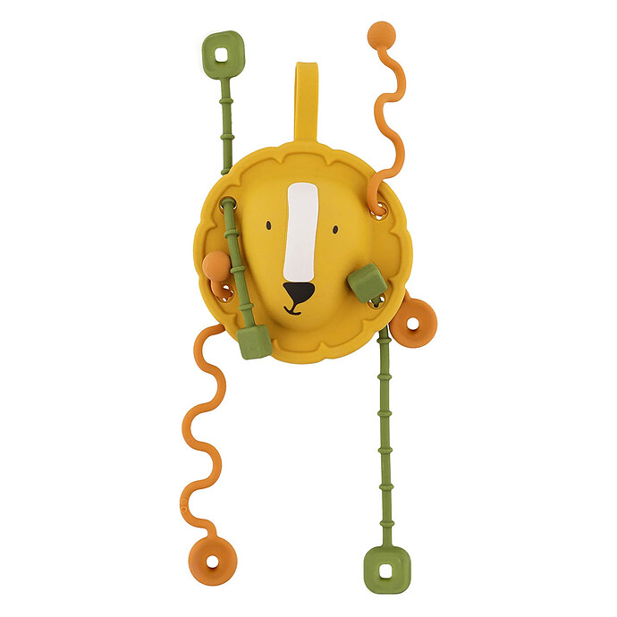 Jouet Sensoriel à Tirer en Silicone - Mr. Lion  Trixie Baby