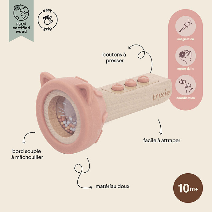 Lampe de Jeu en Bois - Mrs. Cat pas cher