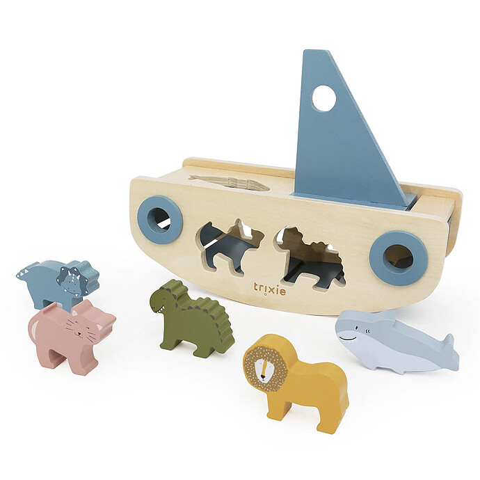 Bateau à Formes en Bois Trixie Baby