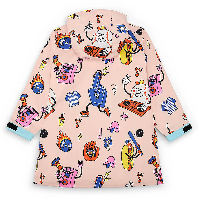 Poncho de Pluie Stadium Mood - 4/6 Ans Hello Hossy