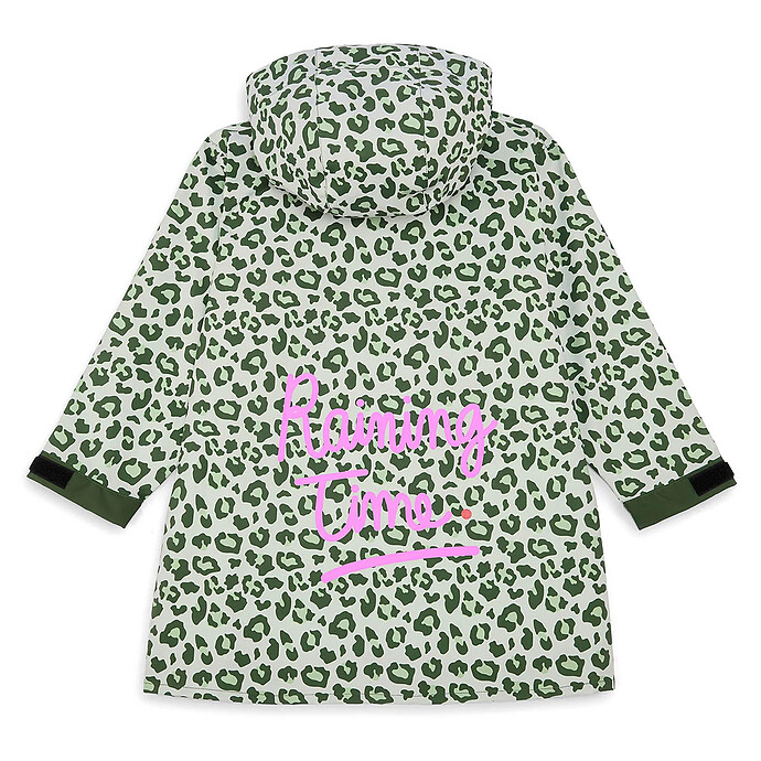Poncho de Pluie Green Leopard - 2/3 Ans Hello Hossy