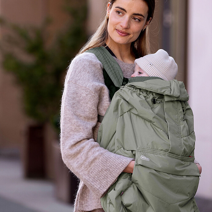 Couverture Porte-bébé - Meadow Green pas cher