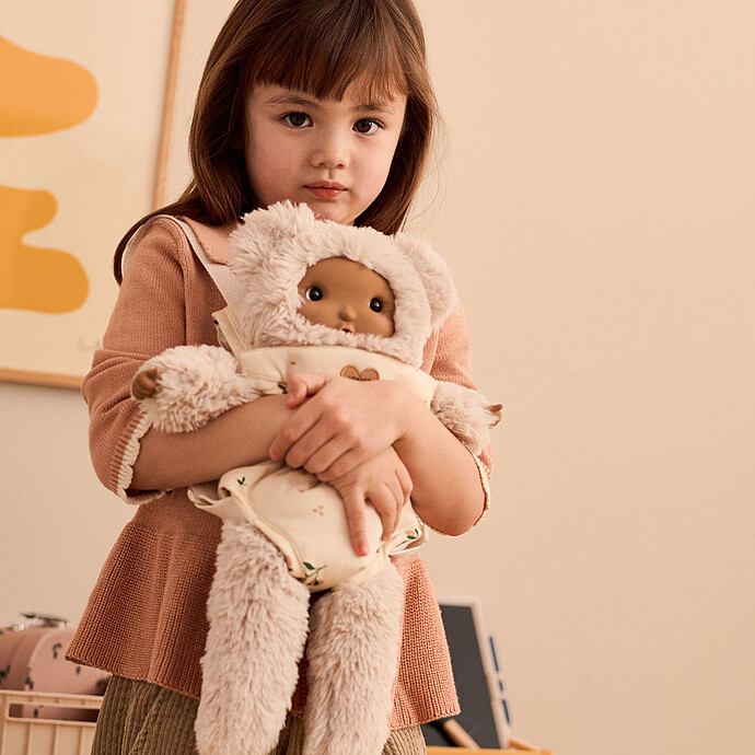 Porte-bébé pour Poupée Eleanor - Mini Me Peach Sea Shell Liewood