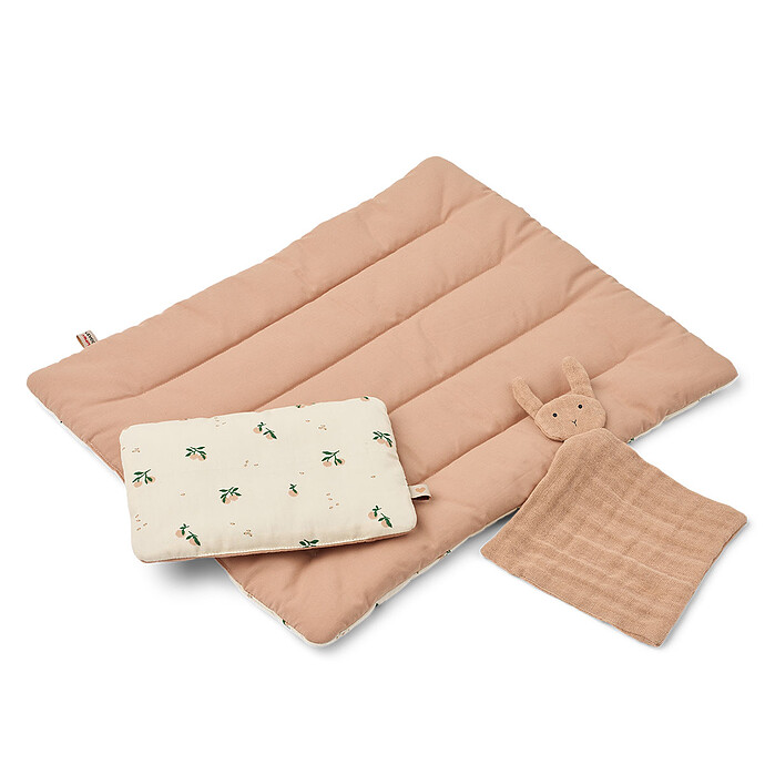 Draps de Lit pour Poupée Joan - Peach Sea Shell Liewood