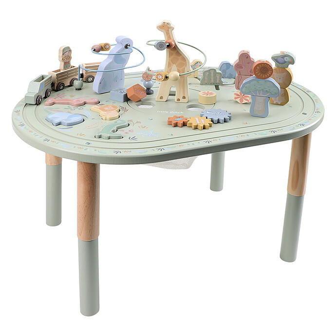 Grande Table d'Activités - Safari Friends Little Dutch