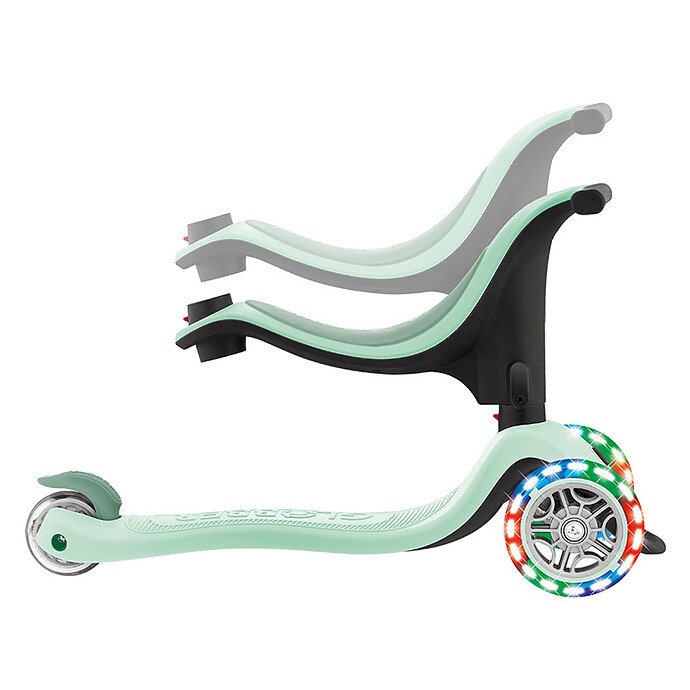 Trottinette Evolutive Go Up Sporty Lights - Menthe Pastel pas cher