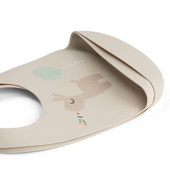 Lot de 2 Bavoirs Silicone - Celebration Sable Done by Deer