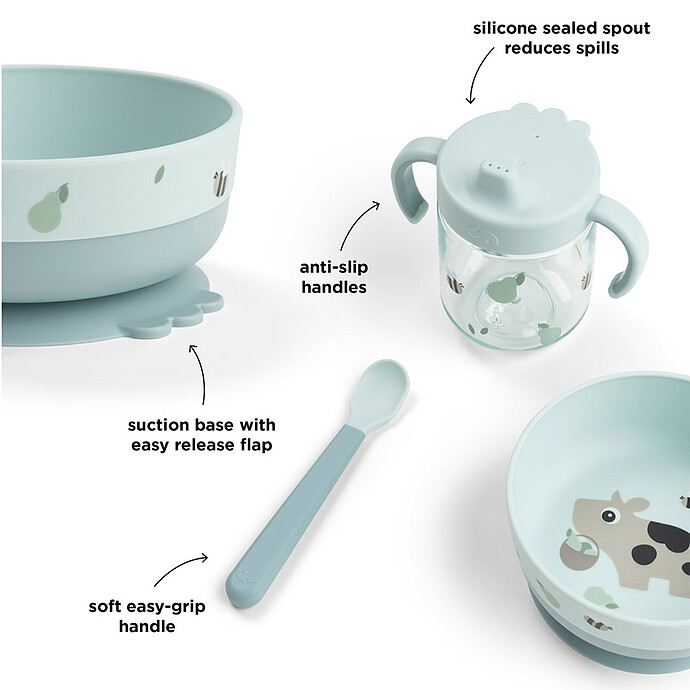 Achat Coffret Diversification 3 Pièces Foodie - Tiny Farm Bleu