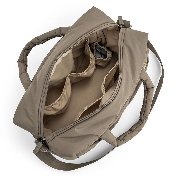 Sac à Langer Matelassé - Taupe  Done by Deer